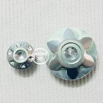ốc mâm lửa trang trí xe Winner,Wave,Dream (màu Bạc) Kim hoàng kim