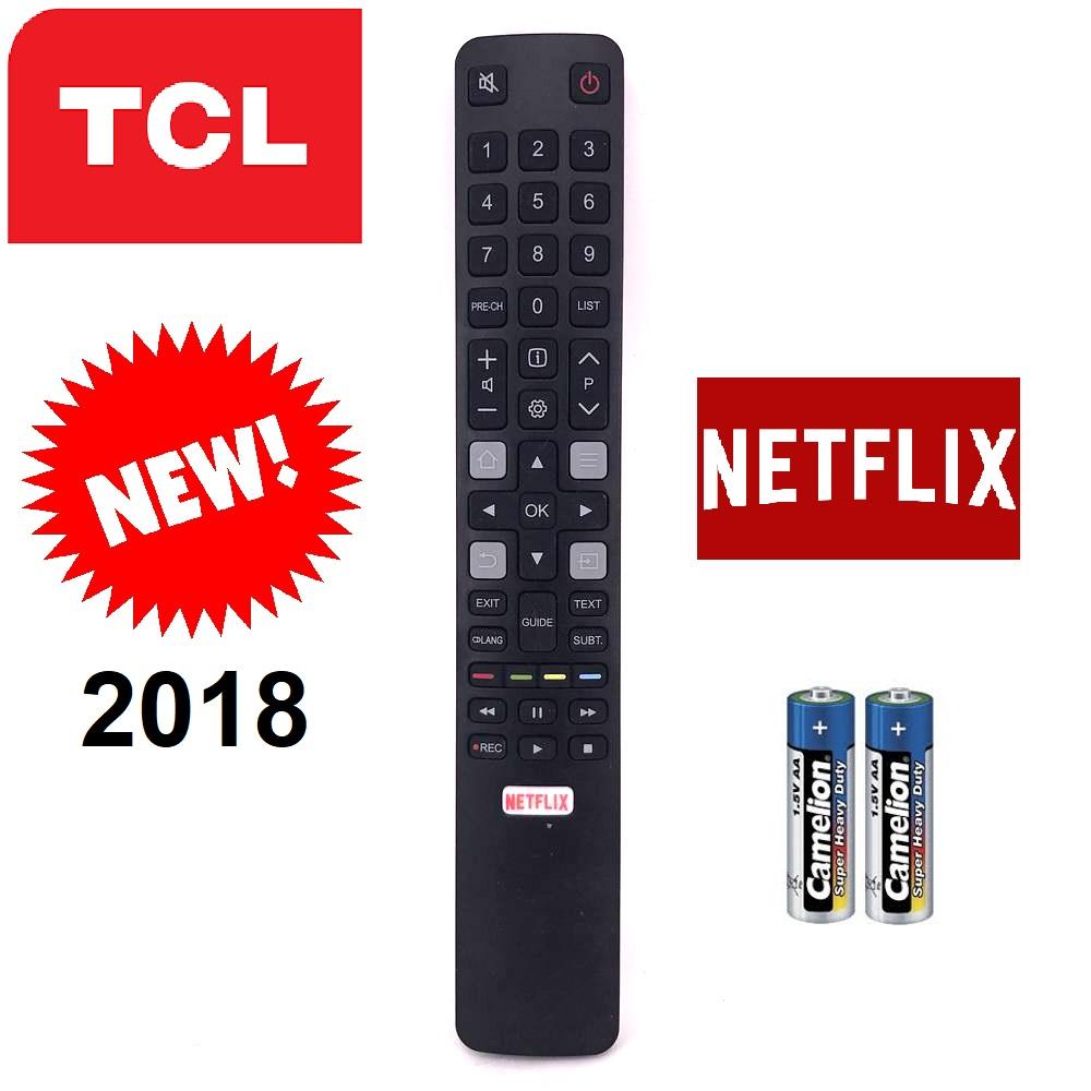 [HCM]REMOTE ĐIỀU KHIỂN TIVI TCL MỎNG DÀI VERSION 2018
