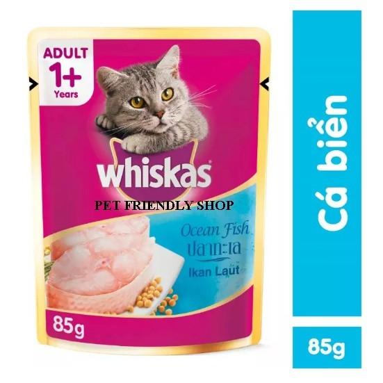 Pate cho mèo lớn whiskas 85g (sẽ giao ngẫu nhiên nếu hết vị)