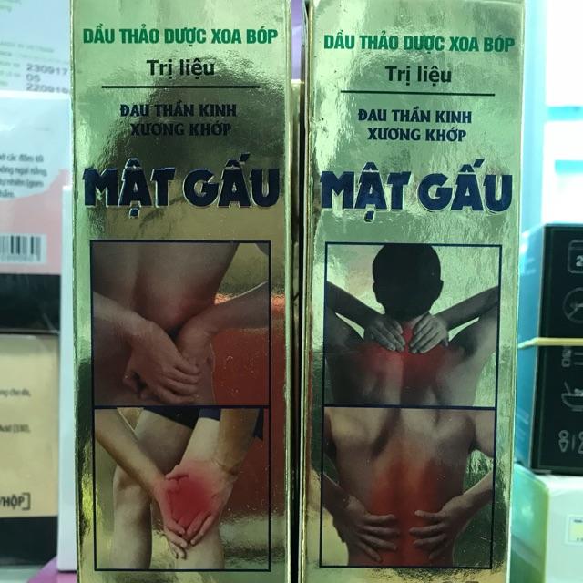 [HCM]Dầu thảo dược xoa bóp Mật Gấu