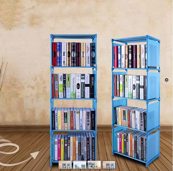 Kệ sách lắp ghép 4 tầng thông minh