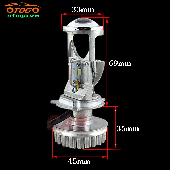 Đèn Bi Cầu Led Siêu Sáng IPHCAR Chân H4