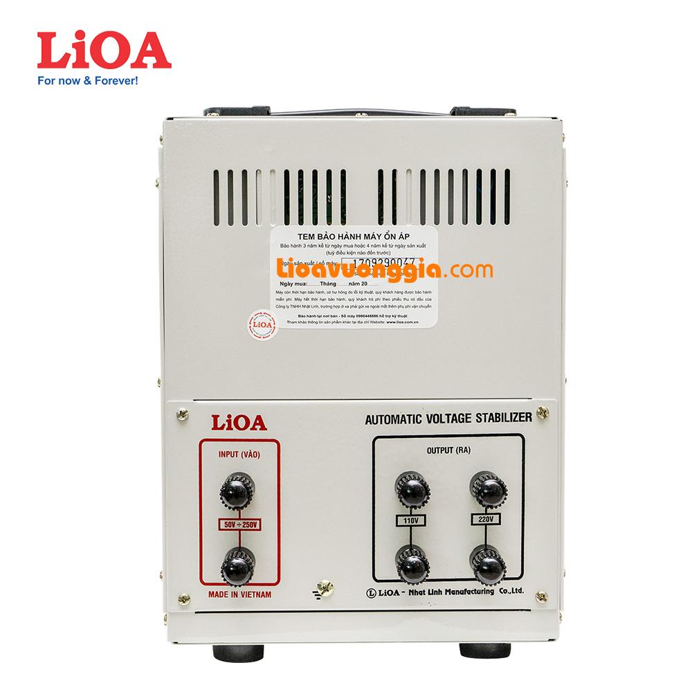 Ổn áp 1 pha LiOA 5000VA thế hệ mới DRII-5000II