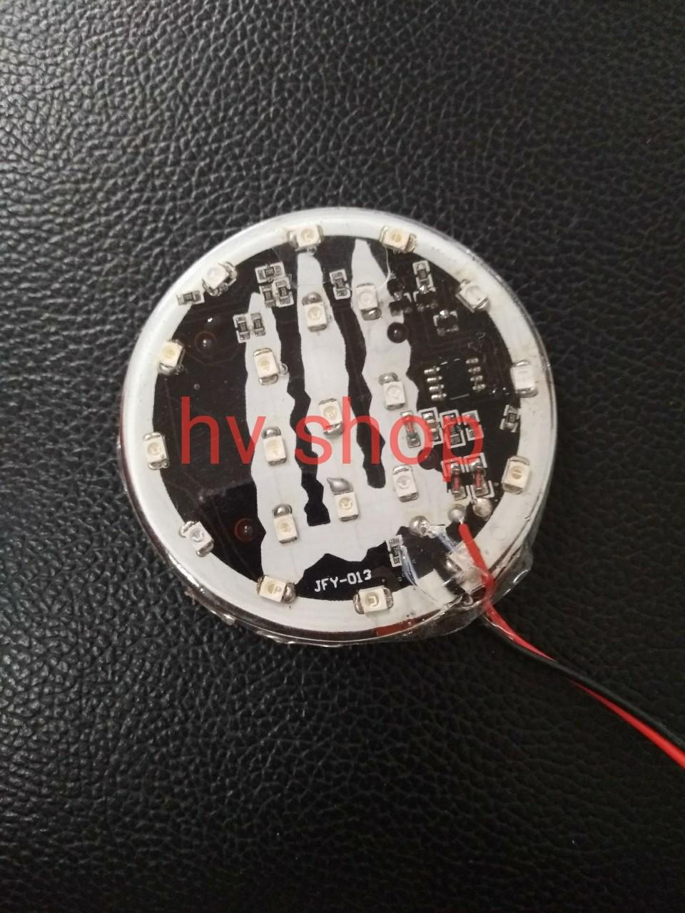 Led dan xe may Đèn Led Miếng Dán Xe Máy ĐƯỜNG KÍNH 6 CM  HV2