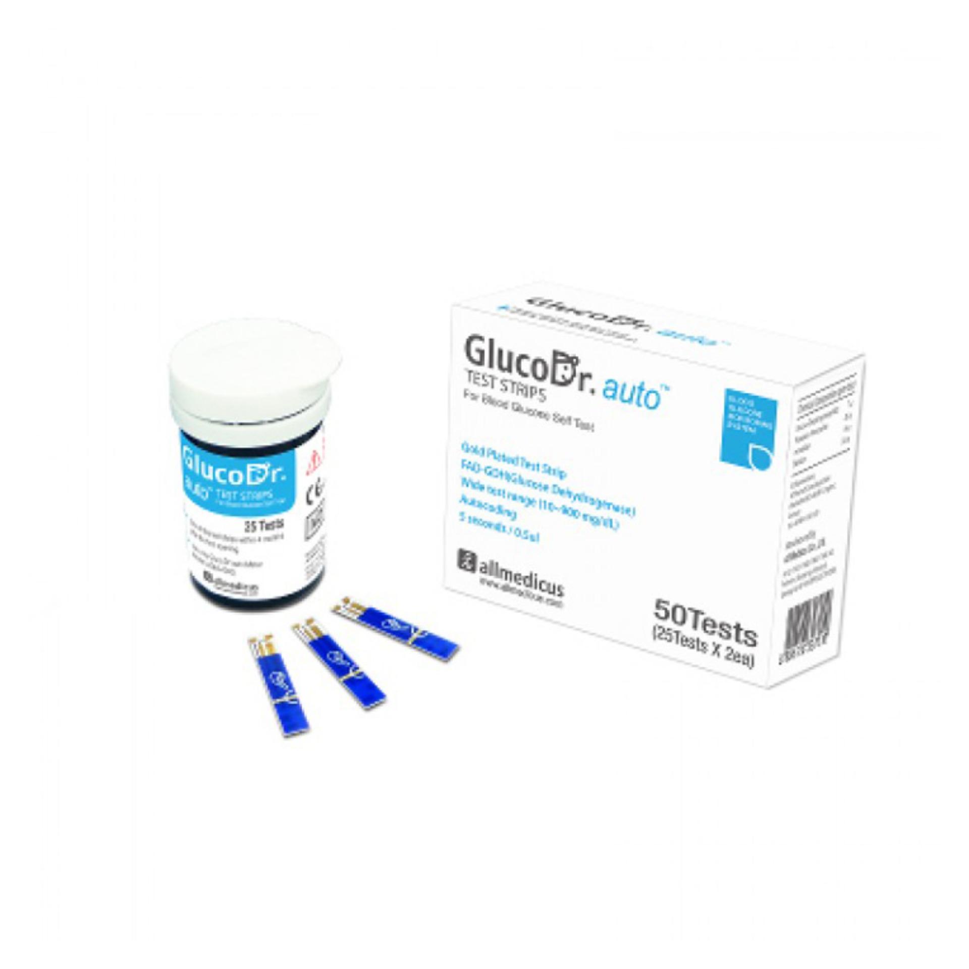 Que thử đường huyết GlucoDr Plus AGM-4000 (lọ 25 que)