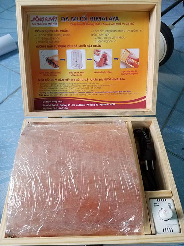[HCM]đèn đá muối matxa chân  -  loại cong