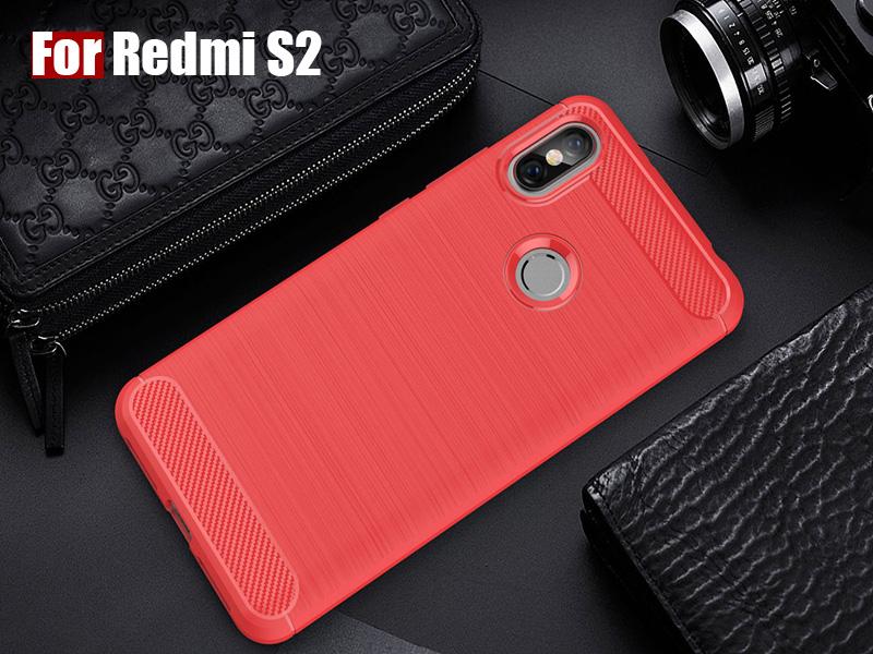 Ốp lưng phay xước cho Xiaomi Redmi S2 chống sốc