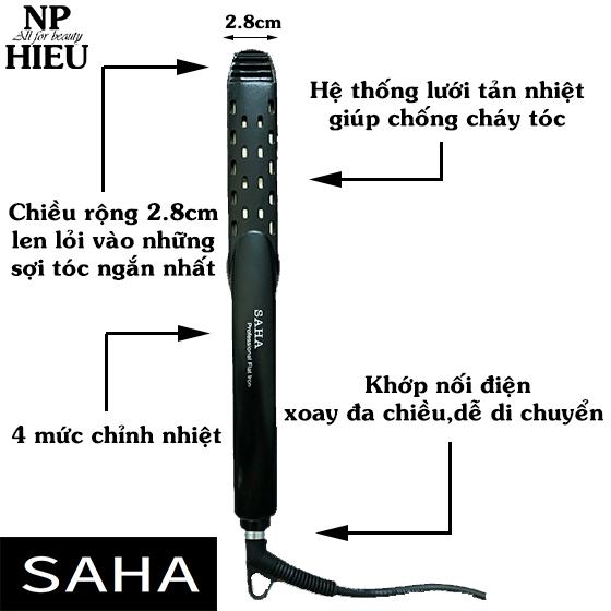 Máy duỗi tóc Saha