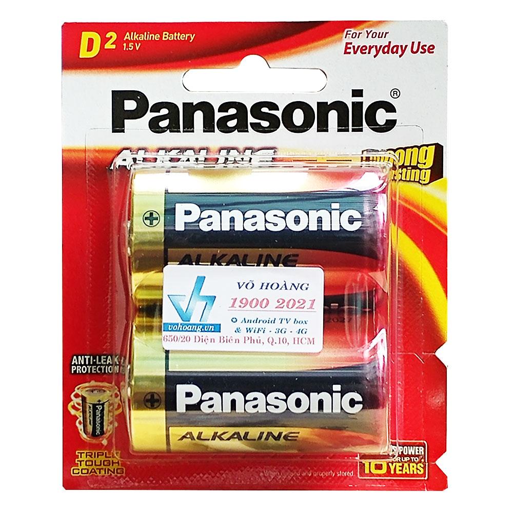 Vỉ 2 Pin Panasonic Alkaline D LR20T