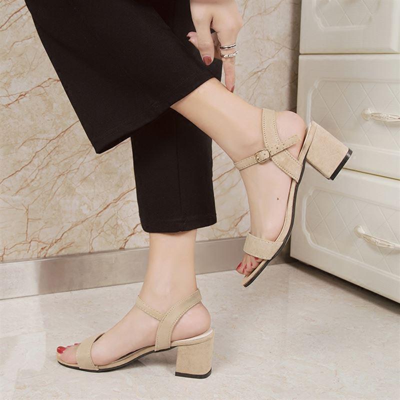 Giay MYS cao gót quai ngang hở gót 5p - CG-0146