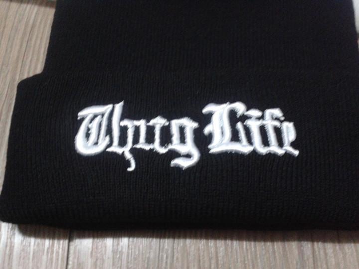 Nón Mũ Len Beanie Thêu THUG LIFE