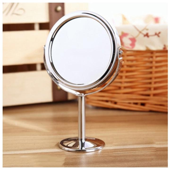 Gương soi trang điểm mini 2 mặt để bàn