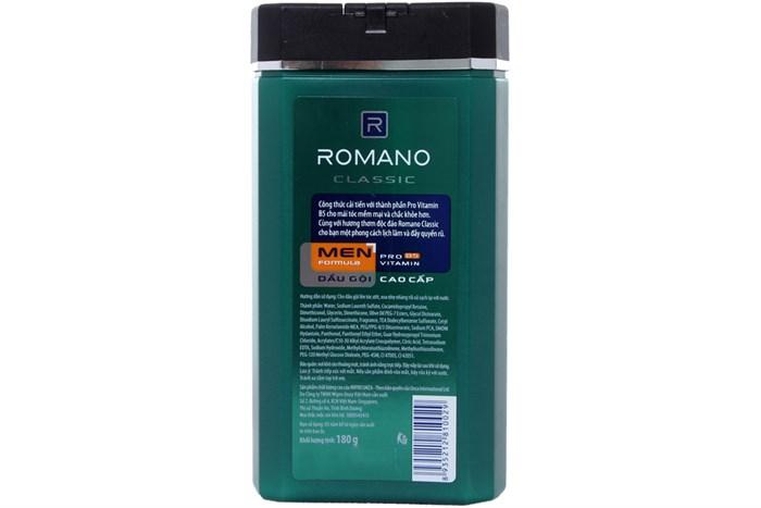 Dầu gội Romano Classic chai 180g