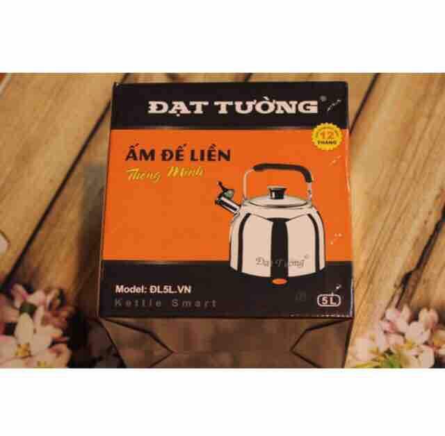 Ấm điện siêu tốc Đạt Tường 5 Lít vòi ngắn có còi báo
