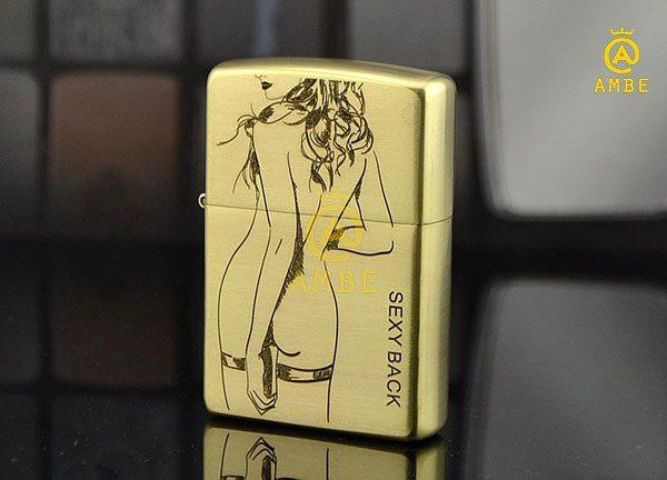 Bật lửa Zippo hình cô gái Sexy-back Z08
