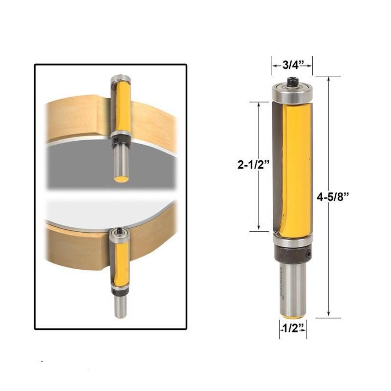 Mũi phay gỗ đánh cạnh, cốt 12.7mm