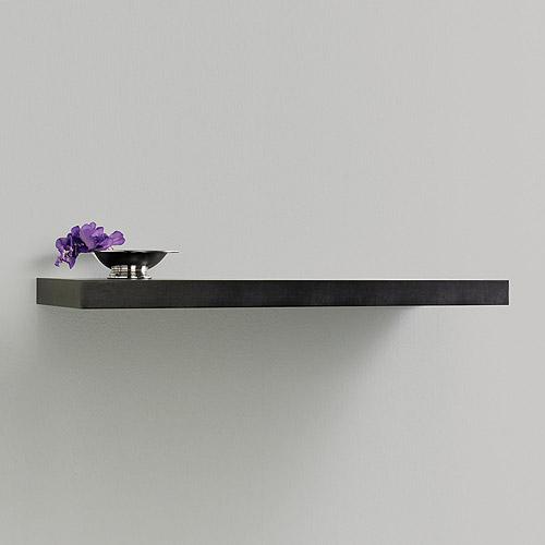 Floating Shelf Coal 90x19.5x3 cm  (Black)