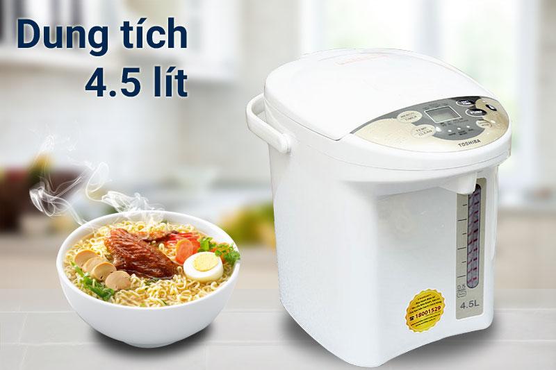 [GIAO TẠI HCM] - BÌNH THỦY ĐIỆN TOSHIBA PLK-45SF(WT)VN