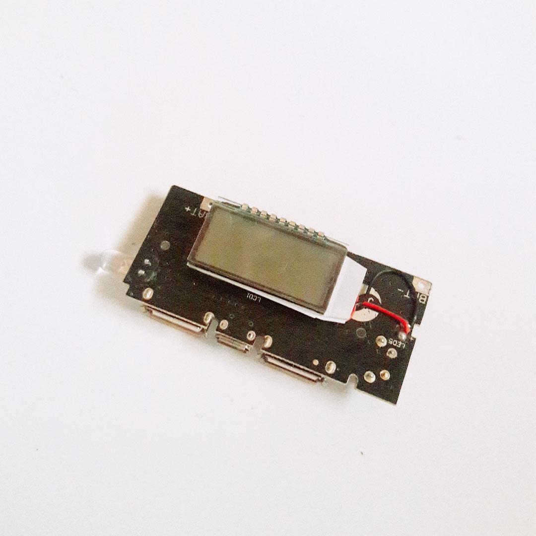 Mạch Sạc Dự Phòng 2A Cổng USB , Hiển Thị LCD