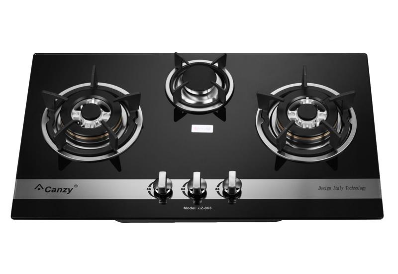 Bếp gas âm 3 lò CANZY CZ 863