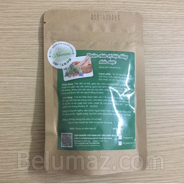Thảo dược ngâm chân (gói 2 túi) -BKST