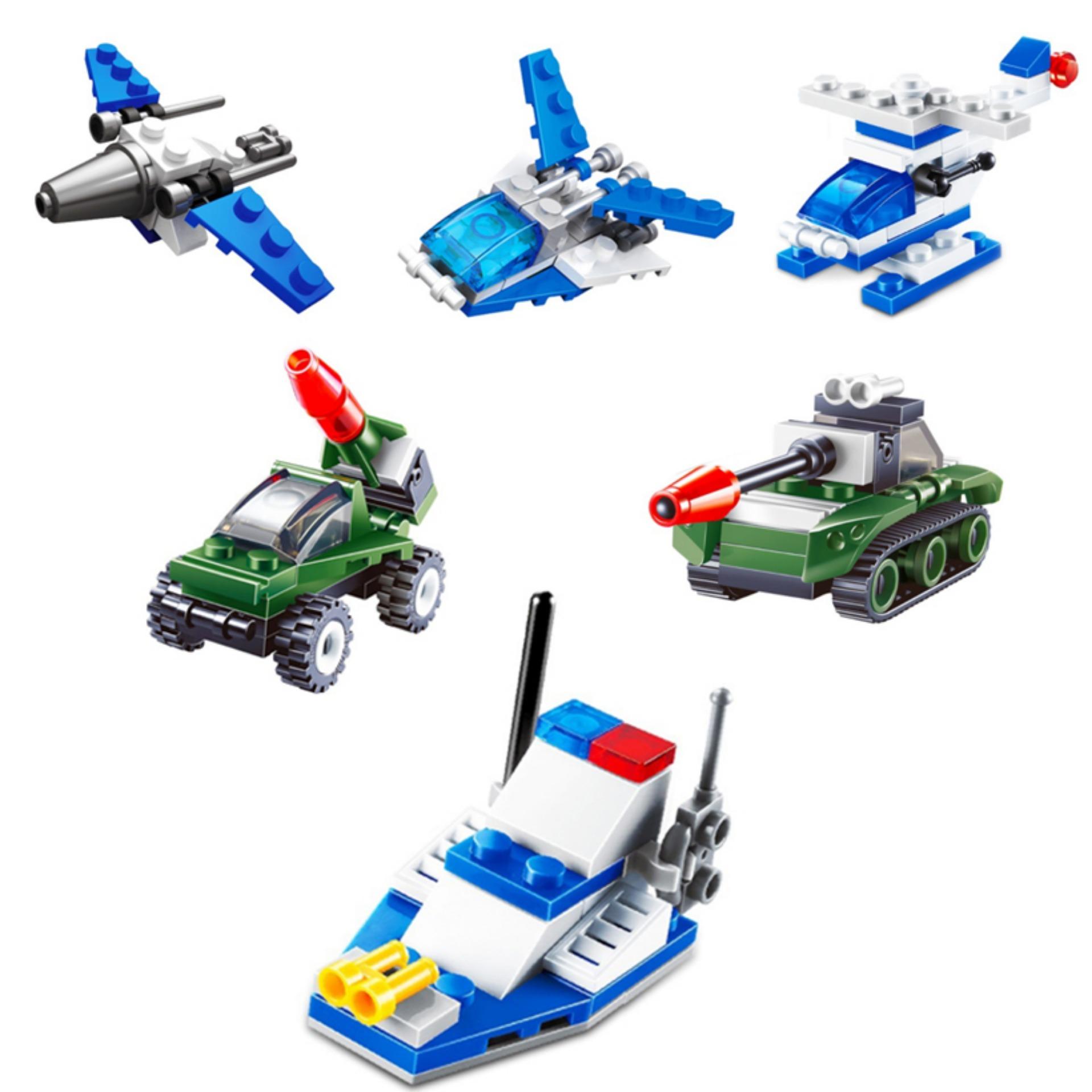Bộ 2 xe tăng lắp ráp cho bé MH Shop 05