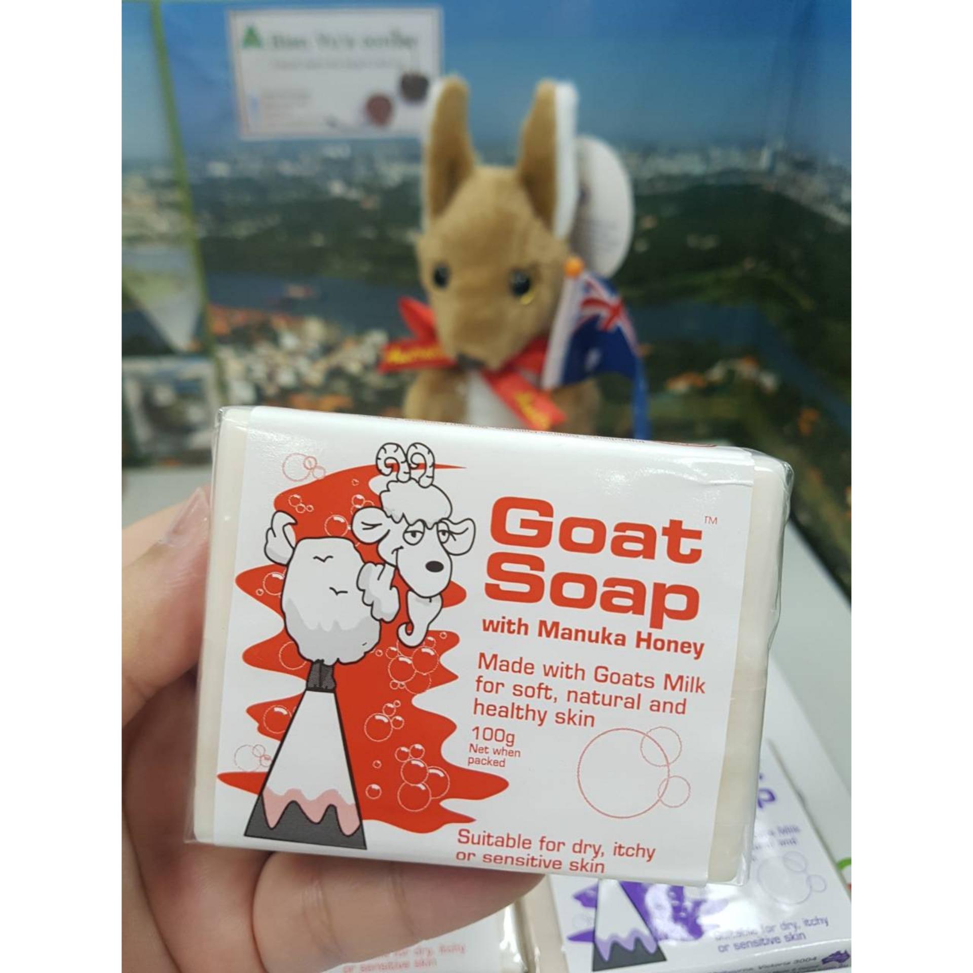 [HCM]xà phòng tắm sữa dê - mật ong Manuka Úc (Goat soap with Manuka honey)