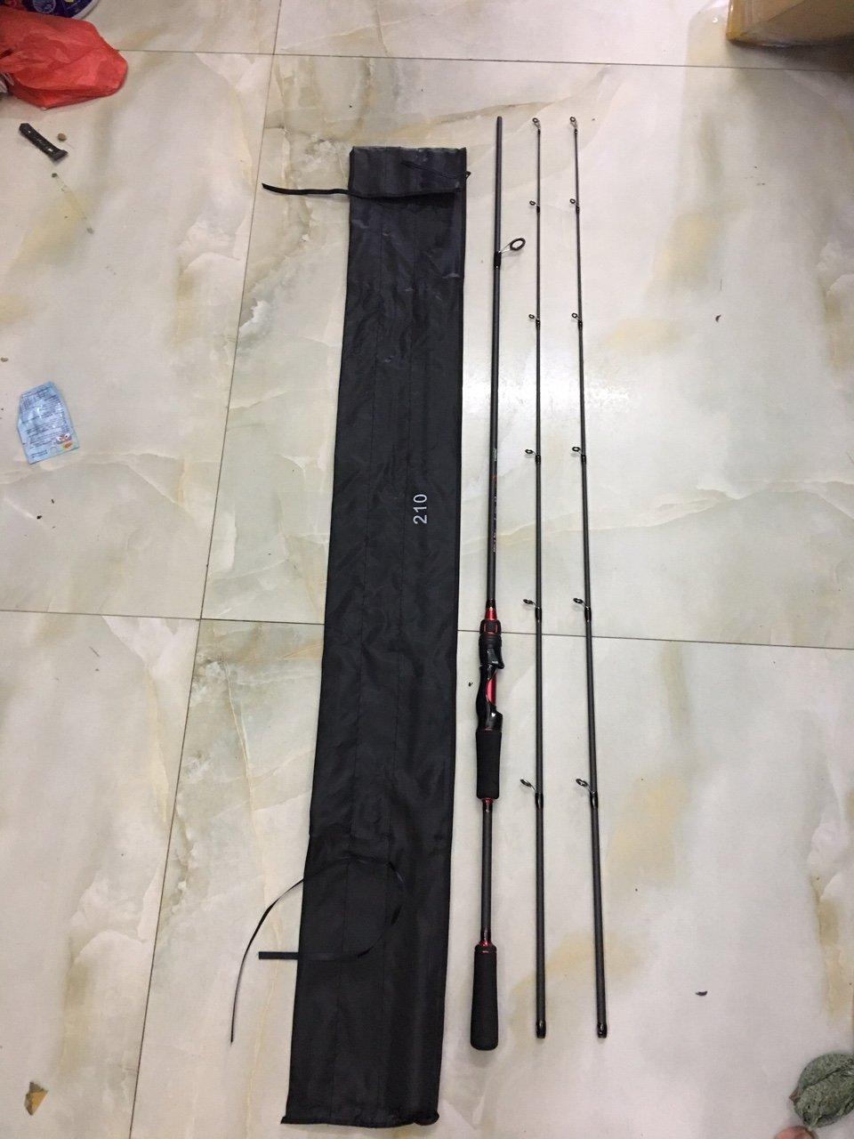 Cần câu cá câu lure máy đứng 2 ngọn big sale