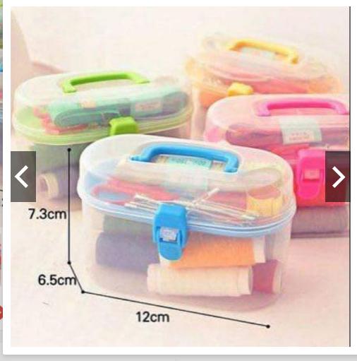 sét 10 hộp kim chỉ nhiều món