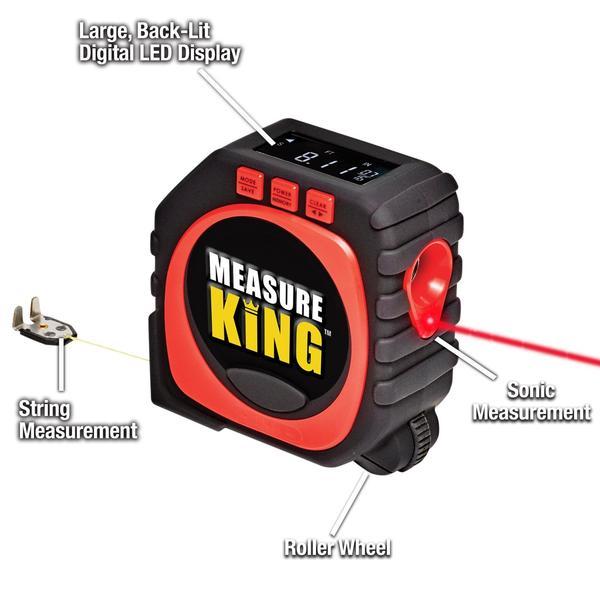 Thước đo Laser 3 trong 1 - đo con lăn - Đo dây Measure King