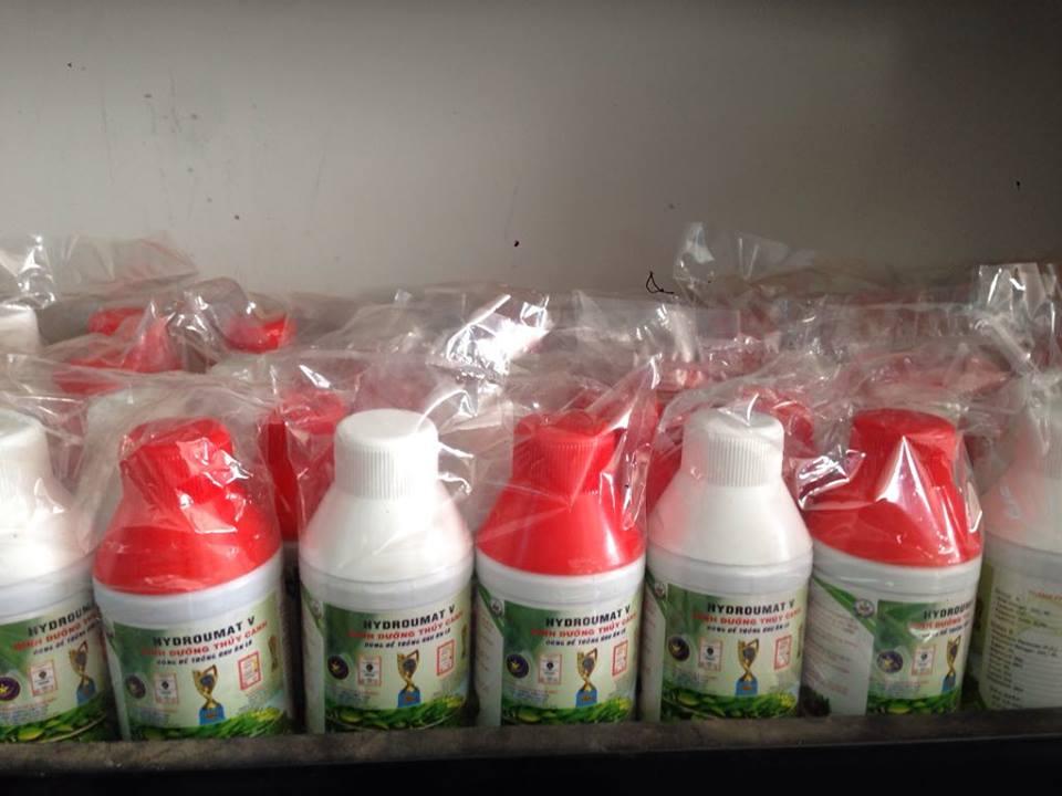 2 cặp (4 lọ) HYDROUMAT V dung dịch thủy canh cho RAU ĂN LÁ