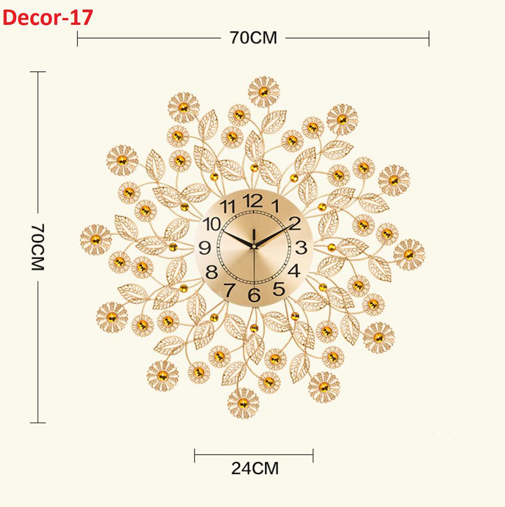 Đồng hồ decor cao cấp mẫu Dc17