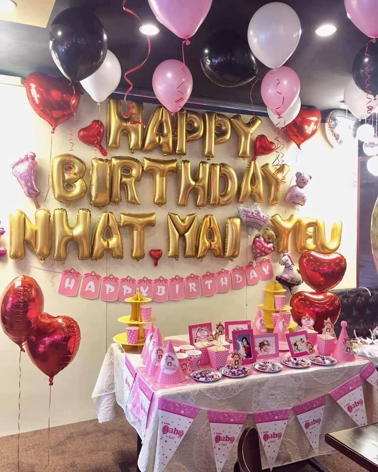 Bộ bóng trang trí sinh nhật HAPPY BIRTHDAY