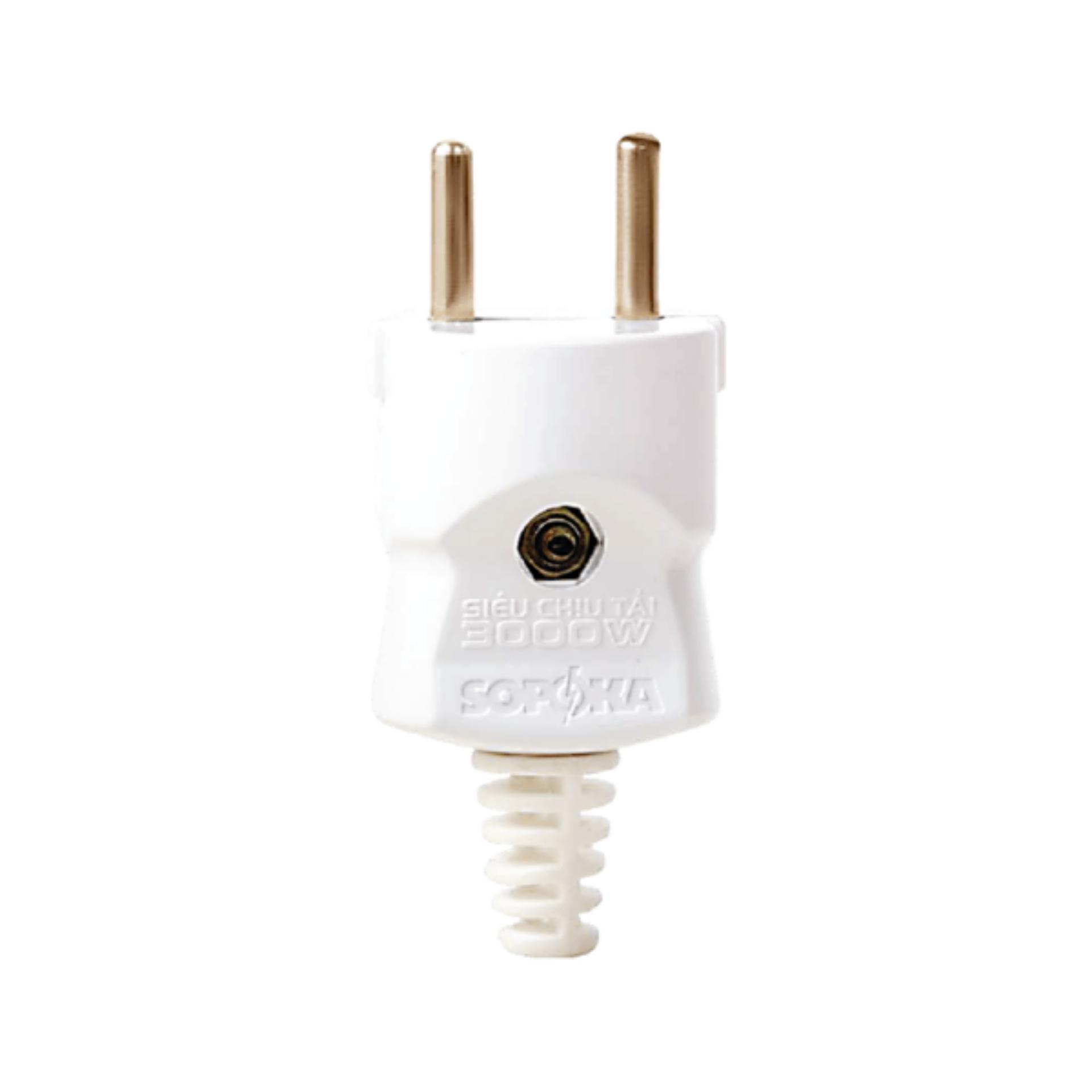 Phích cắm Sopoka 3000W Trắng / Cam - Điện Việt
