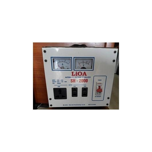 LIOA 2KVA SH 2000 DẢI 130V-250V ĐIỆN RA 100V-110V-220V