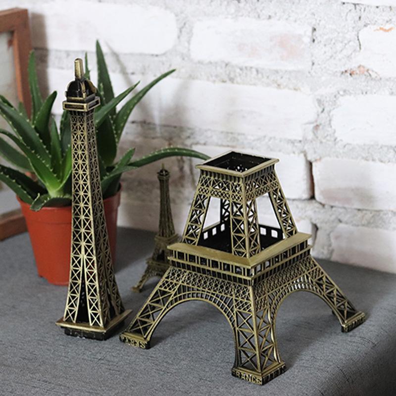 [HCM]Mô hình tháp Eiffel cao 38 cm (màu vàng rêu)