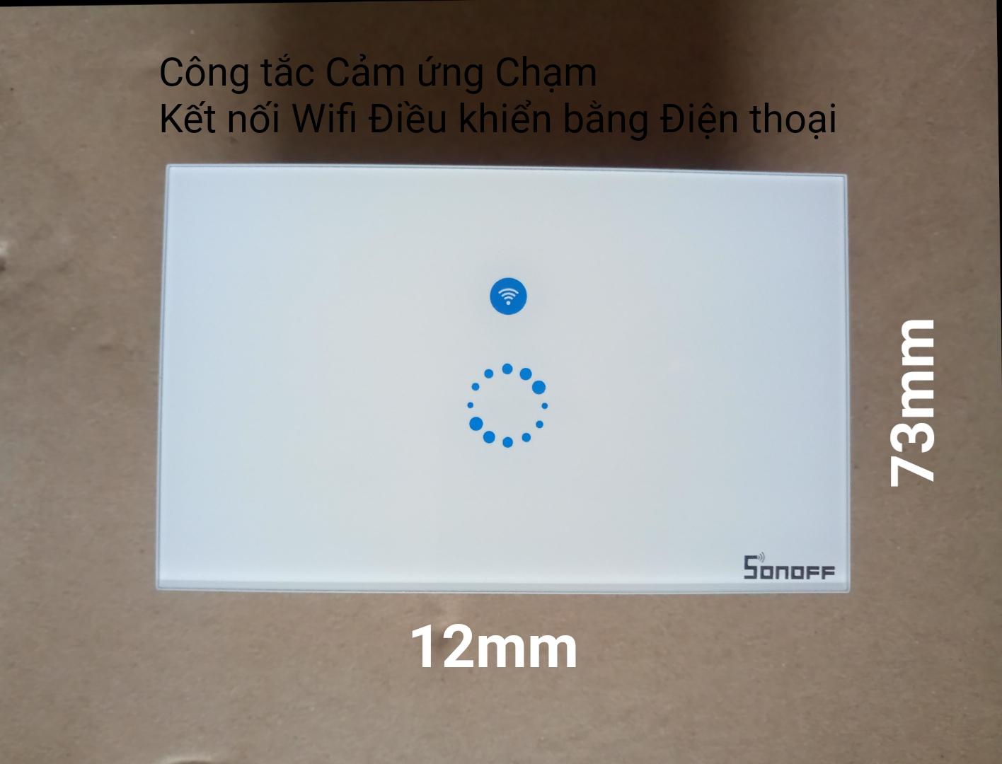 Công Tắc Cảm ứng Âm Tường Và Điều khiển từ xa Wifi