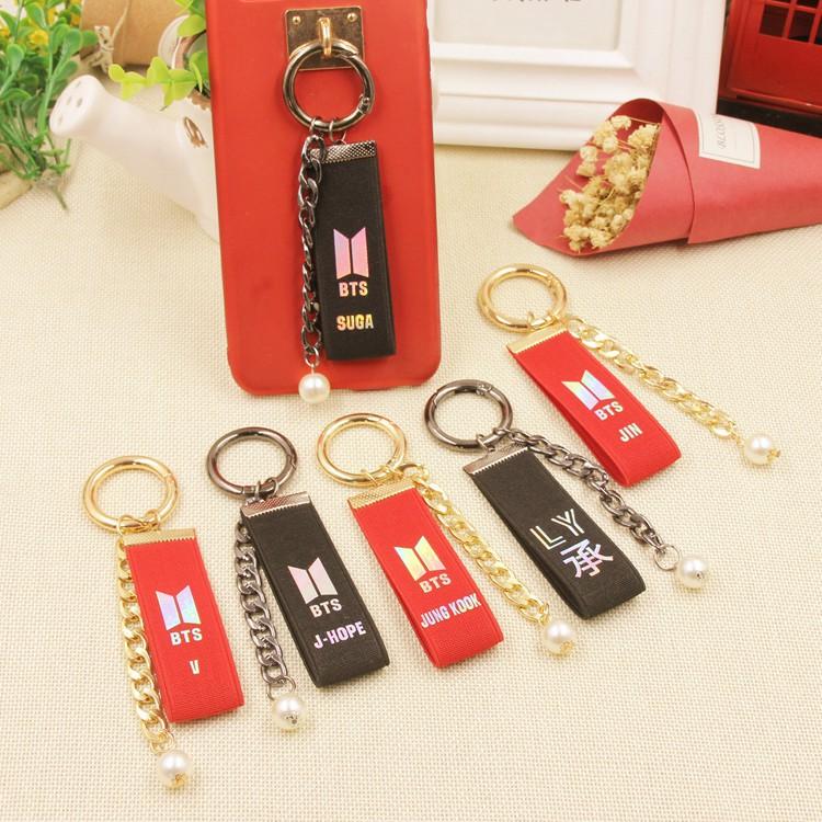 Strap móc điện thoại móc khóa BTS nametag