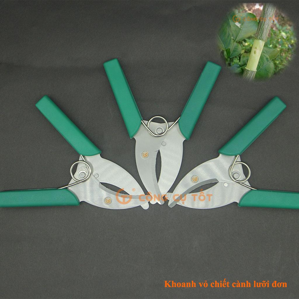 Kéo khoanh vỏ cành cây lưỡi đơn