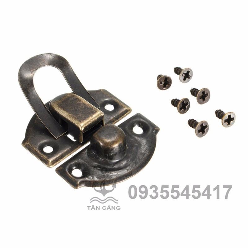 2 bộ khóa hộp 02 size nhỏ đơn cổ điển - kt:2cm