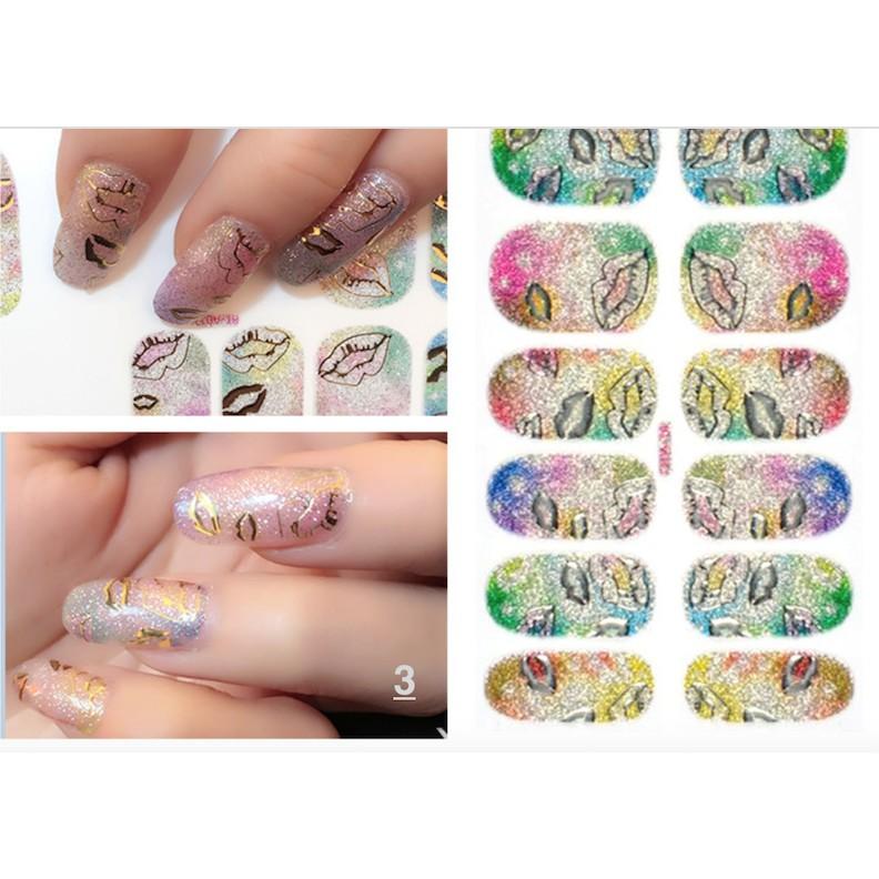 [HCM]Nail art sticker hình dán móng N21