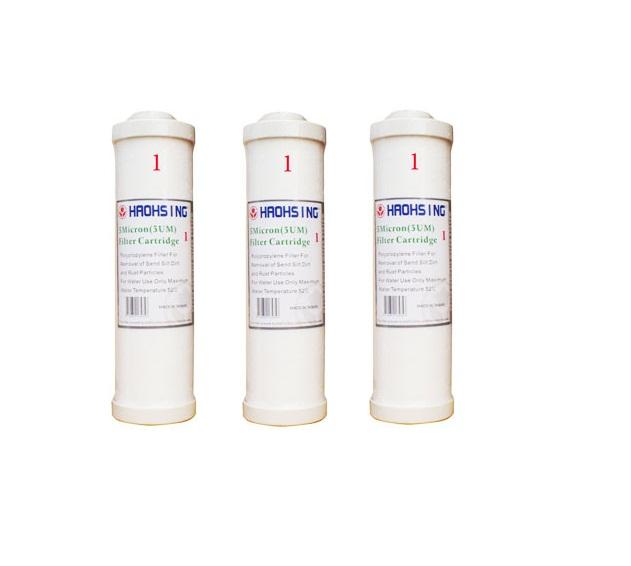 Combo 3 chiếc lõi lọc nước số 1 dành cho máy lọc nước hãng Haohsing
