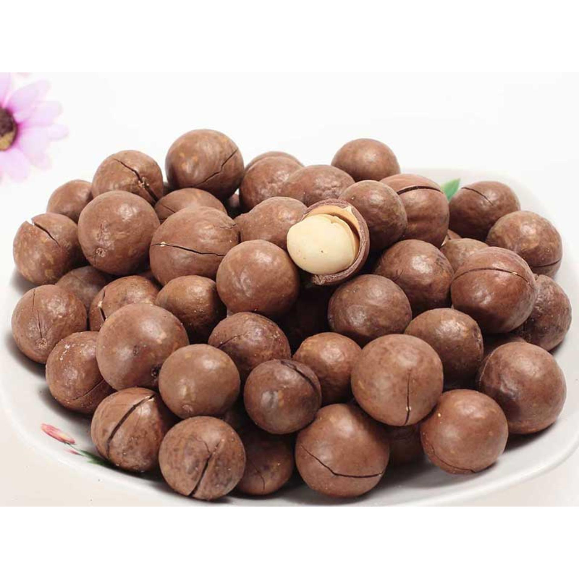 [HCM]Hạt mắc ca Macadamia nứt vỏ 500g (Nhập Úc) - Loại thượng hạng