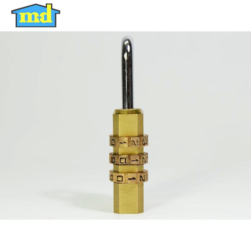 Khóa bấm mật khẩu 3 số YETI Model 330 (Đồng thau)
