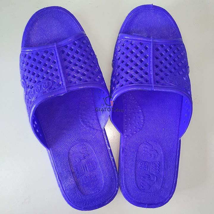Combo 5 dép tổ ong màu xanh tím than đi trong nhà