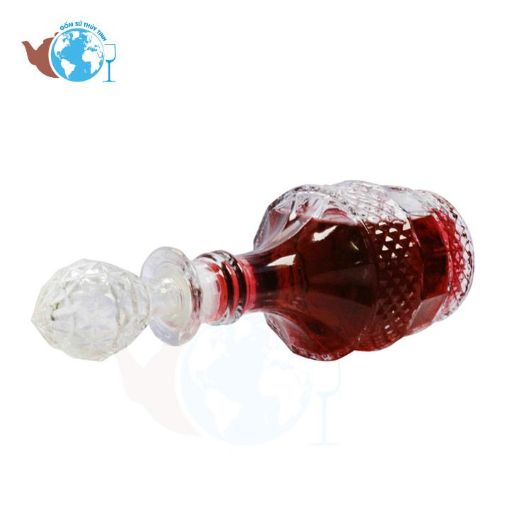 [HCM]Bình Đựng Rươu Ngâm Sâm Thủy Tinh 750ml - BR03