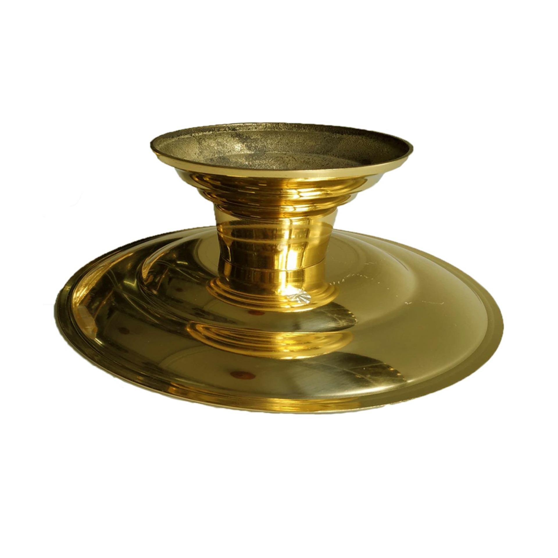 Mâm bồng hay đĩa đựng hoa quả thờ cúng - Chất liệu đồng thau đường kính đĩa 25cm nặng 1,2kg