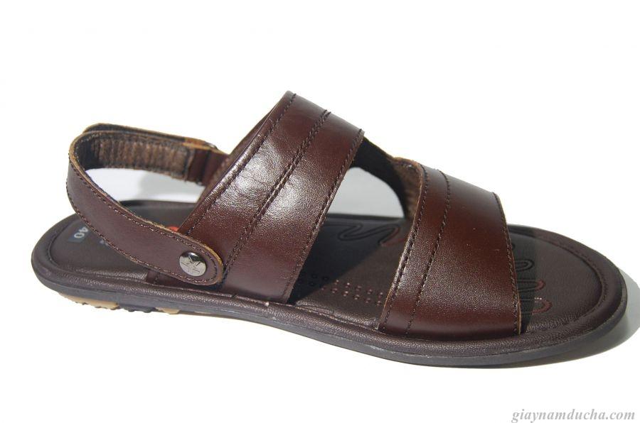 [HCM]Sandal dép nam da bò thật. Bảo hành 12 tháng. MS: SD 08.