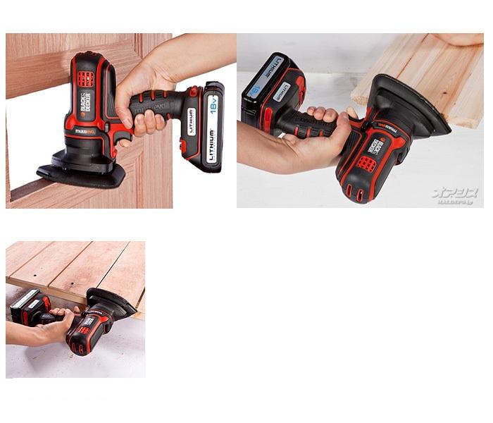 Đầu chà nhám (dành cho MULTI EVO) Black+Decker ESH183-JP (Kèm 5 miếng nhám)