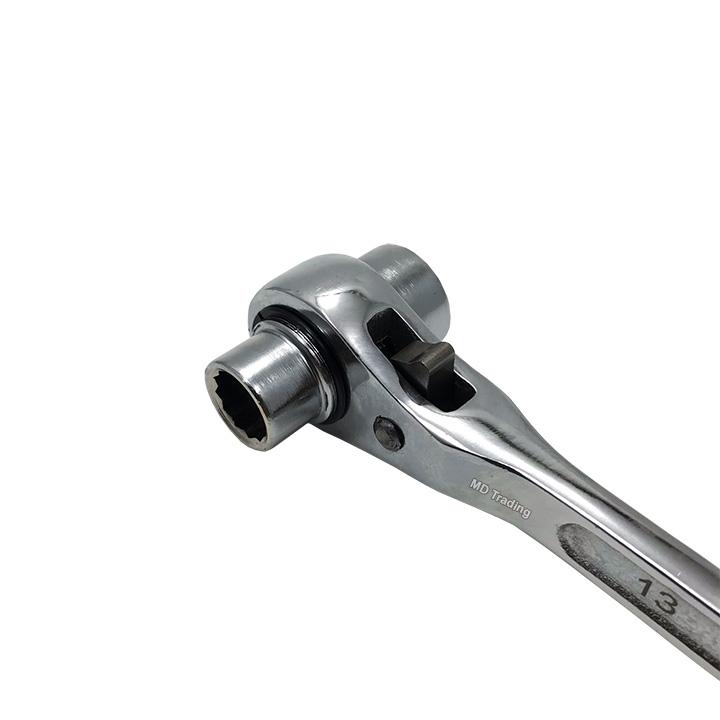 Cờ lê 2 đầu tuýp đuôi chuột 13-17mm Linbon  (Đen)